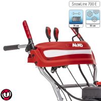 Cockpit mit LED Panel Beleuchtung AL-KO Schneefräse Snowline 700.4 E LED