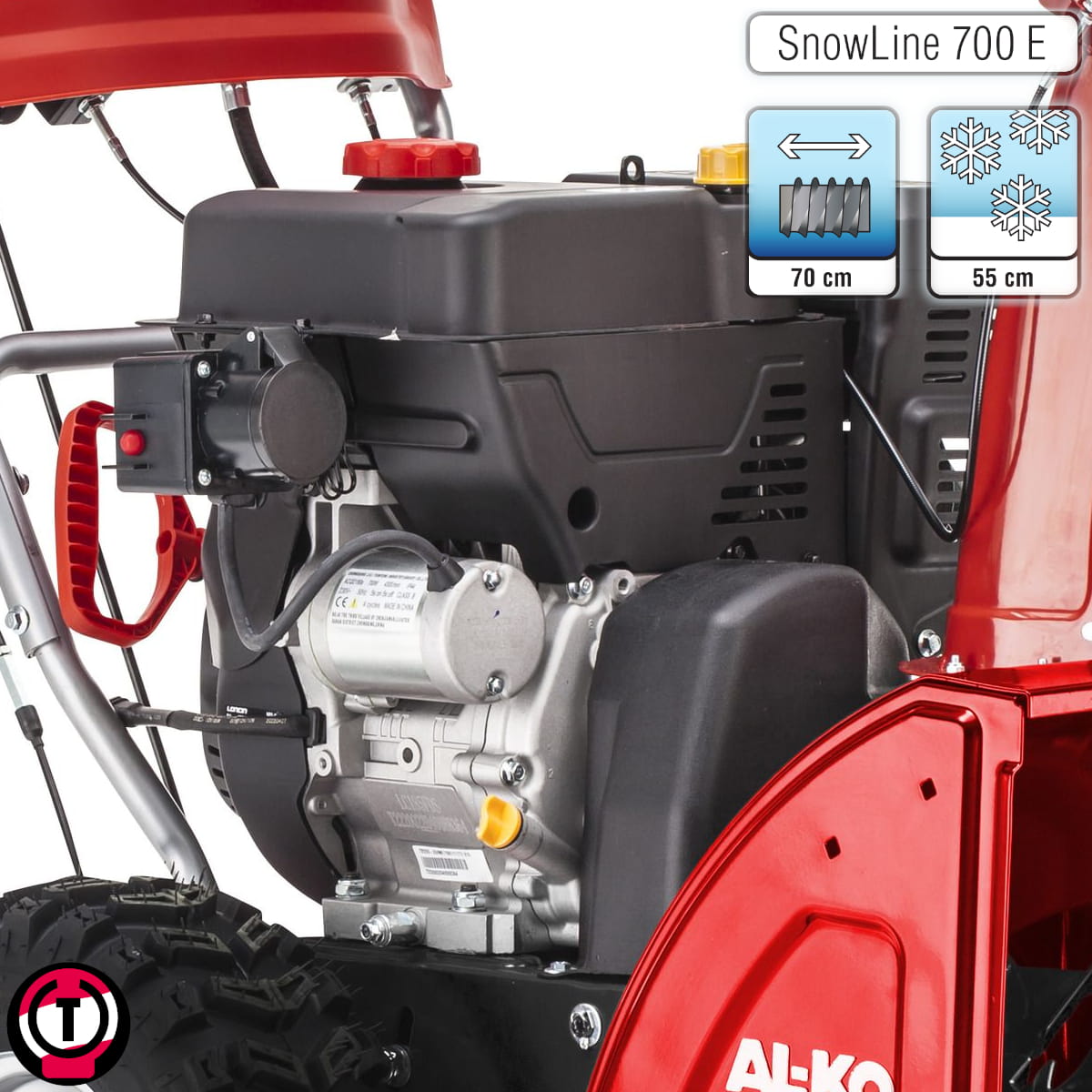 114037 leistungsstarker Loncin Motor AL-KO Snowline 700.4 E LED