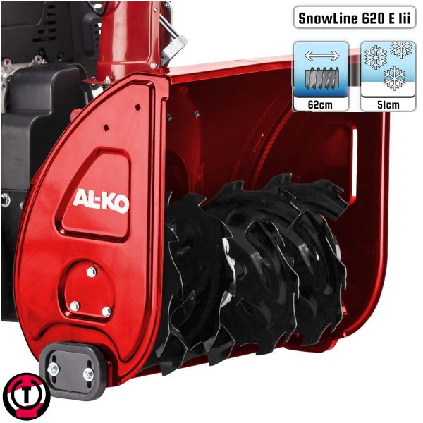 AL-KO Snowline 620.4 E Iii LED zweistufige Benzin Schneefräse