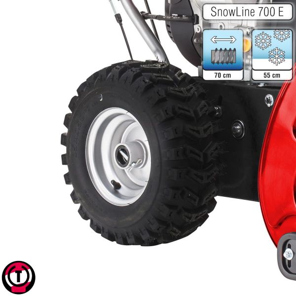 Grobstollige Reifen 15" AL-KO Schneefräse Snowline 700.4 E LED