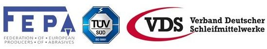 Weitere für Diamantwerkzeuge relevante Qualitäts- und Sicherheitszertifikate.