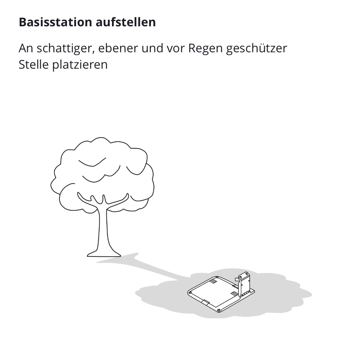 AL-KO-Robolinho-Basisstation-aufstellen