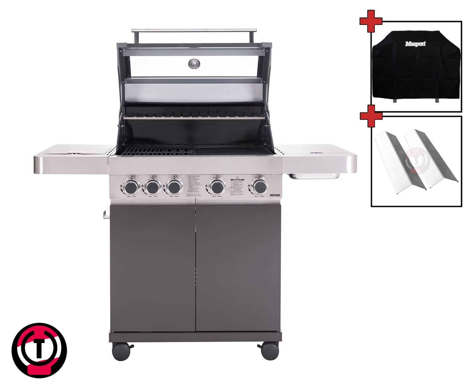 Gasgrill-Masport-MB4000-grau-Technik-Depot-Set
