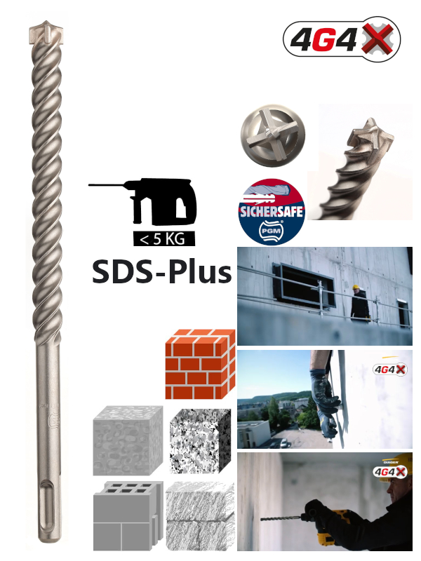SDS-Plus-Hammerbohrer-Vierschneider-Diager-4G4