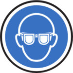 Persönliche Schutzausrüstung - Schutzbrille tragen