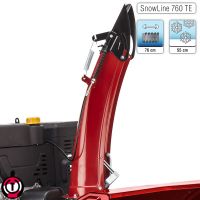 AL-KO Schneefräse Snowline 760.4 TE LED Auswurf mit Weitenverstellung