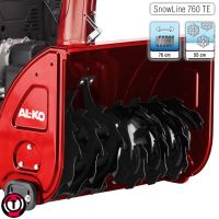 AL-KO Schneefräse Snowline 760.4 TE - mit 2-stufiger Fördertechnik