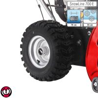 Grobstollige Reifen 15" AL-KO Schneefräse Snowline 700.4 E LED