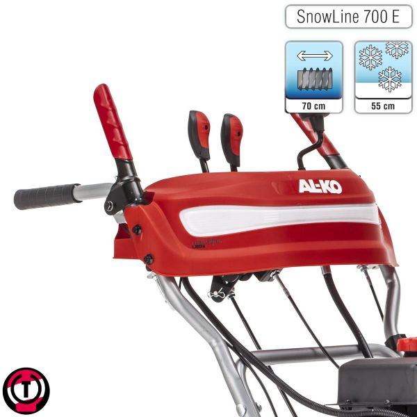 Cockpit mit LED Panel Beleuchtung AL-KO Schneefräse Snowline 700.4 E LED