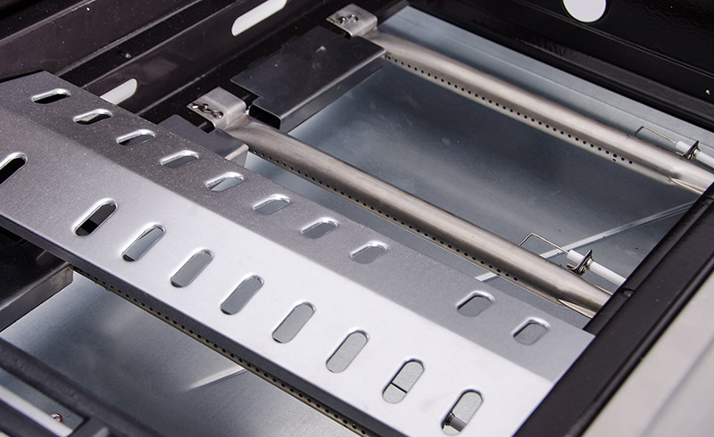 Masport Gasgrill Edelstahl Brenner und Flavour Bars