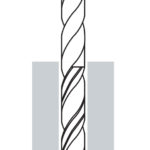 Tieflochbohren Schritt 3